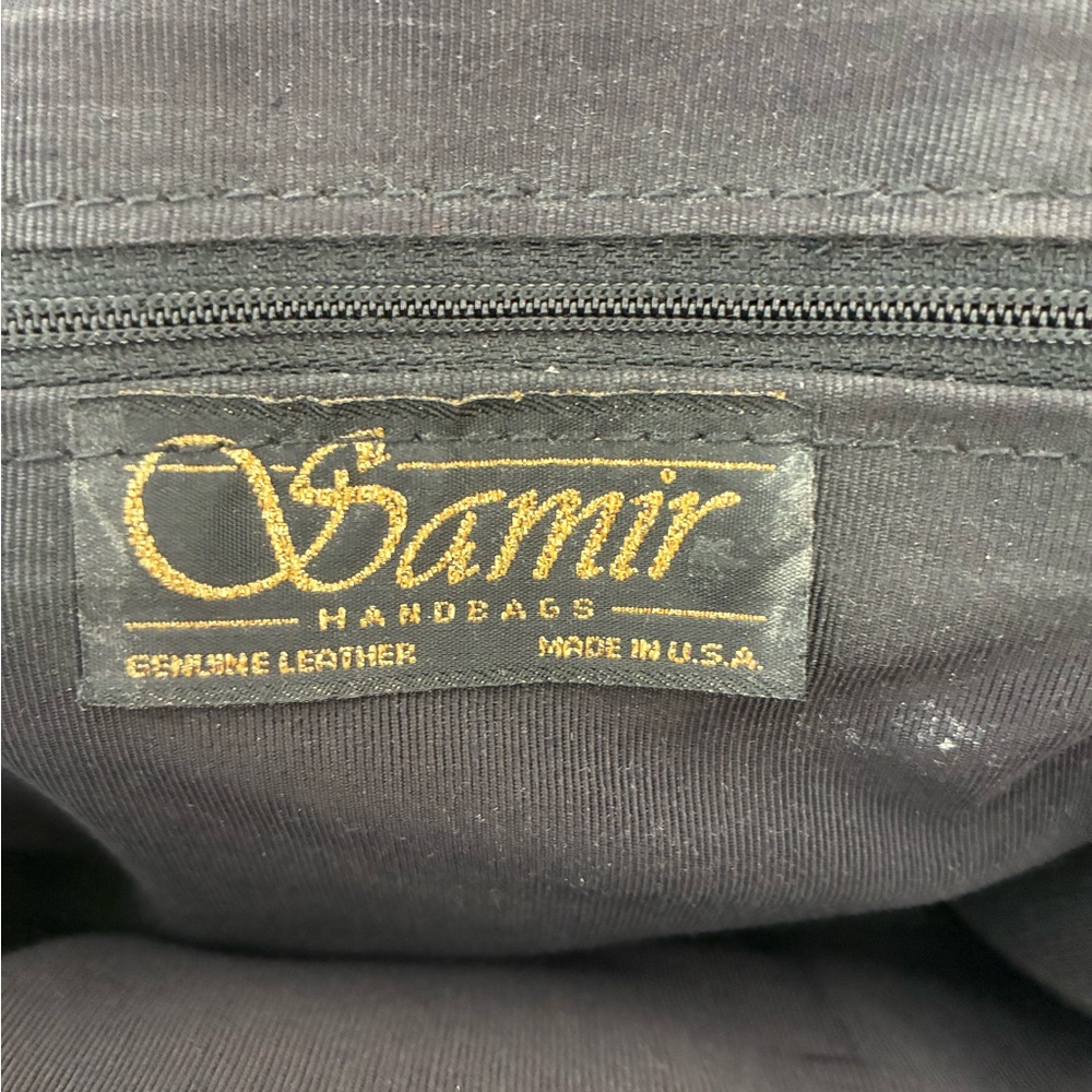 Vintage Samir Handbags Leather Clutch Or Crossbody View 3